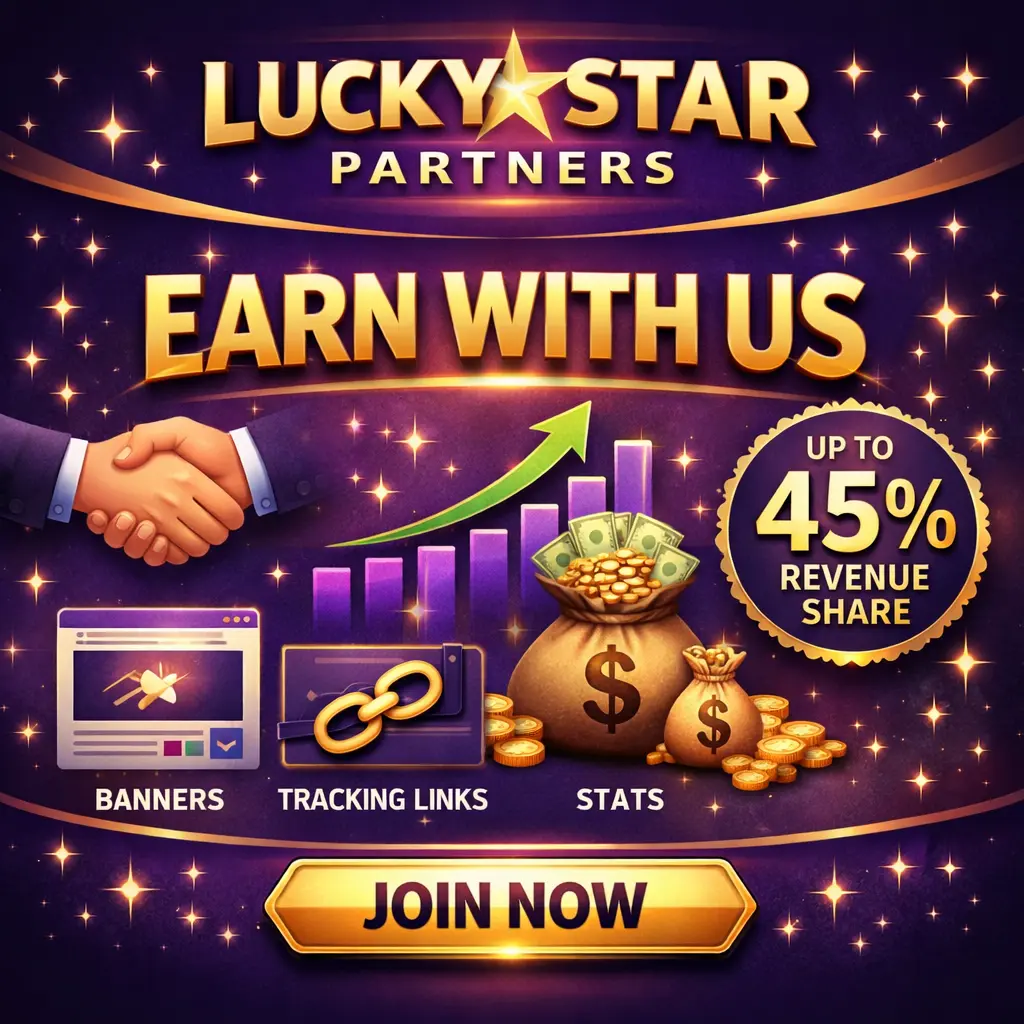 Lucky Star Affiliate - earn up to 45% revenue share